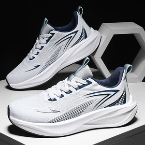 Scarpe da Corsa da Uomo con Suola Spessa, Semplici ed Eleganti, con Suola Esterna in TPR/<span class=keywords><strong>BST</strong></span>, Piastra in Carbonio, Sneakers in Mesh, Ammortizzazione e Comfort per la Camminata - Product Image 6