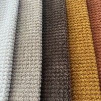 Tissu d'ameublement en velours 100% polyester 360 g/m², velours pelucheux doux pour canapé, meubles, coussin