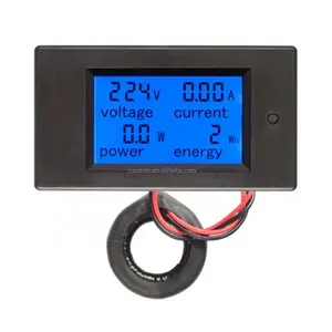 100A Ac 80-260V Digitale Volt Watt Meter Energy Meter Watt Voltage Power Watt Meter Power Energy Voltmeter lcd Panel Met Ct