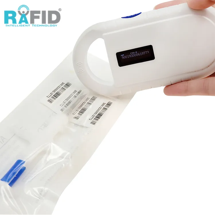 Rafid microchip identificacion térmico rfid animais para rastreamento