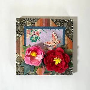 Panel de Arte de adorno de flores cuadrado de papel Washi de Origami tradicional hecho a mano para niños decoración Interior recuerdo japonés - Product Image 2