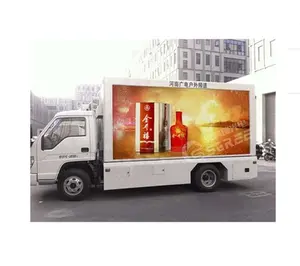 Nv P6 P10 Outdoor Waterdichte Mobiele Vrachtwagen Trailer Geleid Scherm Voor Roadshow Trailer Hoge Helderheid Led Display