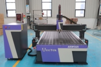 ACCTEK Routeur CNC ATC haut de gamme AKM1325 3 axes pour processus de fraisage de gravure de plaques de métaux mous.