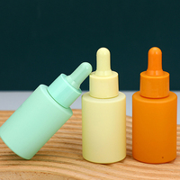 30ml Milchglas-Serum-Tropf flasche leer bunt gefärbt für kosmetische ätherische Öle Langlebige Glasflaschen
