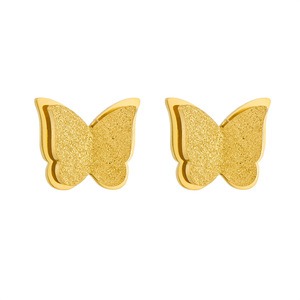 Set di Gioielli MW Impermeabile Placcato Oro 18K in Acciaio Inossidabile con Ciondolo a <span class=keywords><strong>Farfalla</strong></span> Collana Orecchini <span class=keywords><strong>Anello</strong></span> per Donna Nuova Collezione - Product Image 6
