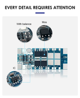 Système de gestion de batterie SPT SPT-0003-B FR-4 pour batterie au lithium avec équilibrage