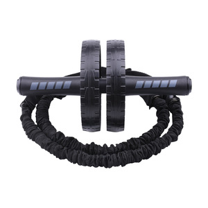 Rueda Abdominal XLAN, un Equipo de Fitness para Ejercicios de Core <span class=keywords><strong>en</strong></span> <span class=keywords><strong>Casa</strong></span>, Equipada con Dos Cuerdas de Resistencia - Product Image 4