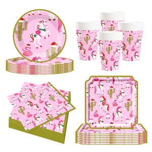 Artículos para Fiesta de Cumpleaños con Temática de Caballos DAMAI, Platos para Cena, Platos para Postre, Vasos, Servilletas, Decoraciones para Fiestas de Caballos para Baby Showers - Product Image 3