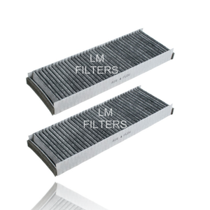 <span class=keywords><strong>Filtre</strong></span> à Air conditionné en usine pour voiture, avec charbon actif, tissu en Fiber de carbone pour cabine - Product Image 1