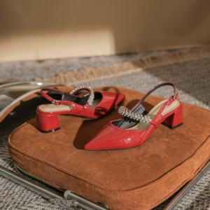 Sandales sexy à talons ultra hauts pour femmes, en satin, strass et cuir verni PVC, à bout ouvert, pour club, hiver - Product Image 5