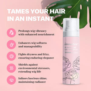 Perückenpflege Shampoo Reinigt Revitalisiert Spendet Feuchtigkeit Anti-Frizz 2-in-1 Perücken-Shampoo und Spülung Haarspray - Product Image 4