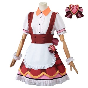 Venta al por mayor <span class=keywords><strong>Hoshino</strong></span> <span class=keywords><strong>Ai</strong></span> Chocolate Lolita vestido de sirvienta Halloween fiesta Oshi no Ko Anime Cosplay disfraz - Product Image 3