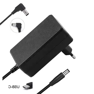 Özelleştirilmiş 5V 4A Ac/Dc adaptörü usb-c 1.5M kablo 100-240V 50-60Hz güç adaptörü