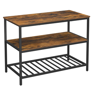 <span class=keywords><strong>VASAGLE</strong></span> – <span class=keywords><strong>étagère</strong></span> <span class=keywords><strong>de</strong></span> <span class=keywords><strong>cuisine</strong></span> industrielle, facile à assembler, meuble <span class=keywords><strong>de</strong></span> <span class=keywords><strong>cuisine</strong></span> Vintage à 3 niveaux avec grand plan <span class=keywords><strong>de</strong></span> travail, offre spéciale - Product Image 1