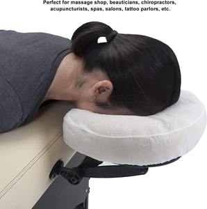Cubierta de descanso facial plana antiadherente Fundas de soporte facial desechables convenientes para sillas de masaje Hot Resort - Product Image 4