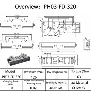 Étau à centrage automatique CNC à quatre axes et cinq axes - Product Image 4