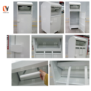 Nhà Máy Cung Cấp Tùy Chỉnh Thép Ngoài Trời Tái Chế Bộ Sưu Tập Thùng Khối Lượng Lớn Không Thấm Nước Tặng Thả Hộp Cho Quần Áo - Product Image 2