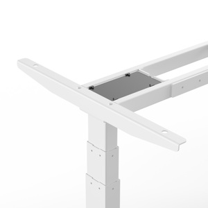 Table d'angle réglable en hauteur électrique avec moteur Timotion ergonomique, 90 degrés, cadre de bureau réglable à 3 pieds - Product Image 4