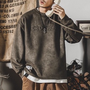 Felpa Americana Pesante Lavorata all'Uncinetto da Uomo Inverno 2024 Nuovo Trendy Brand Retro Oversize con Motivo a Cuore - Product Image 3