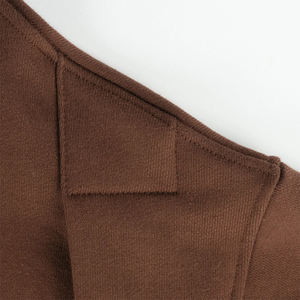 New Style Winter Heavy Weight 520gsm 100% Cotton Pleated Back Sweater <strong>Shirt</strong> with Long Pants Streetwear Cotton Graphic Tracksuit - Product Image 5