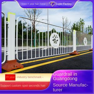 รั้วกั้นทางเท้าแบบกำหนดเองจากโรงงาน กวางโจวไป่หยุน รั้วกั้นถนนสีขาวสำหรับเทศบาล รั้วกั้นถนนสไตล์วัฒนธรรมเมืองฮอง - Product Image 5