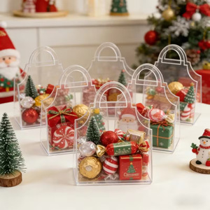 Customizable Transparent Acrylic Handbag Wedding <strong>EID</strong> Favor Candy <strong>Box</strong> Custom <strong>Gift</strong> Bags Favor <strong>Box</strong> - Product Image 4