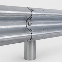 Barrière de sécurité routière en acier galvanisé en forme de W EN1317, système de barrières de sécurité routière, fabricant pour autoroutes et voies express