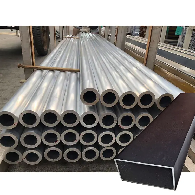 6063 T5 6061 T6 Aluminium rohr 50mm Rohre Rundrohr Rohr Aluminium Extrusion profile Aluminium Extrusion srohr Herstellung