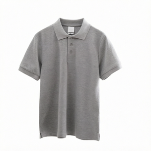 เสื้อโปโลผู้ชายผ้าฝ้ายหนา 200 กรัม ขายส่ง รับทำโลโก้ เสื้อโปโลเปล่าเรียบง่าย สวมใส่สบาย เหมาะสำหรับทำเป็นยูนิฟอร์ม - Product Image 1