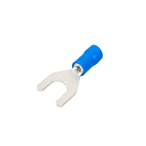 Insulated Spade Terminal Cheap Wholesale Price Electrical Insulated Different Colors Brass Fork Terminal For Motorcycle