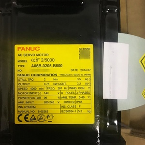 A06B-0205-B500 อุปกรณ์เสริมระบบแท้ของ FANUC มอเตอร์ AC ใหม่เอี่ยมพร้อมการรับประกันหนึ่งปี - Product Image 1