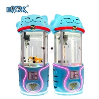 Machine de poupée d'arcade à jetons mignon chat griffe grue Grabber prix vente jouet cadeau Machine de jeu