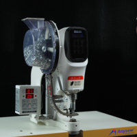 Machine à coudre industrielle AS-818DSA à prix abordable pour la fabrication de boutons de chemise et de boutons à œillets