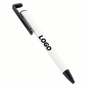 Customizable Sublimation Metal Aluminum Rod Pen with Phone Stand - <b>Creative</b> & Unique Ballpoint Pens for Promotional <b>Gifts</b> - Product Image 1