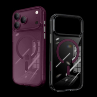 Coque de téléphone magnétique transparente pour iPhone 18 Pro Max, protection antichoc avec airbag, compatible iPhone 17 16 Pro Max LZ341