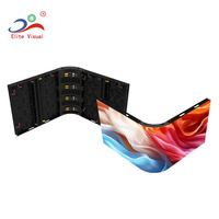 Pantalla LED Flexible a Todo Color para Exteriores P2.976 P3.91 P4.81 P6.25, Pantalla LED Curva Flexible P7.81 P10.42, Panel LED de Alta Frecuencia de Actualización