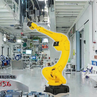 Bras robotisé CNC Fanuc entièrement intelligent pour le traitement des métaux, équipement de production industrielle, entraînement électrique contrôlé par PLC, 1 kW, IP65