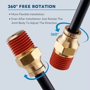 Raccord en laiton à emboîtement rapide DOT pour système d'air de semi-remorque, vente en gros directe usine chinoise - Product Image 3