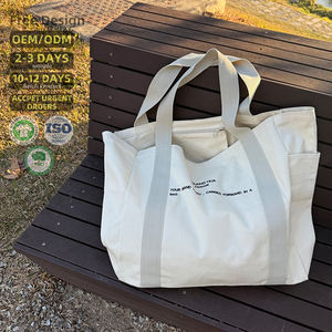 <span class=keywords><strong>Sac</strong></span> fourre-tout pour femmes en gros, recyclable, <span class=keywords><strong>personnalisé</strong></span>, <span class=keywords><strong>sac</strong></span> cabas en toile, logo brodé, <span class=keywords><strong>sac</strong></span> à bandoulière, <span class=keywords><strong>sac</strong></span> de shopping, Bolsas Personalizadas - Product Image 2