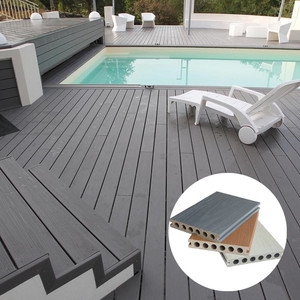 Revêtement de <span class=keywords><strong>sol</strong></span> en bois composite PVC <span class=keywords><strong>pour</strong></span> <span class=keywords><strong>terrasse</strong></span> extérieure WPC, revêtement de <span class=keywords><strong>sol</strong></span> imperméable <span class=keywords><strong>pour</strong></span> <span class=keywords><strong>terrasse</strong></span>, décoration de jardin et de patio - Product Image 2