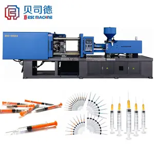 High quality power saving 200 ton 3ml disposable medical syringe making injection molding machine production line