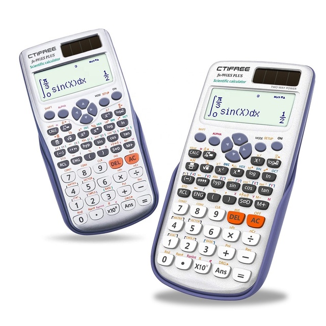 991es Plus Dual Power 417 Functions Student Exam Scientific Calculator with Calendar Function Plastic Material CE Certified