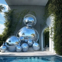 360 gonflable PVC miroir sphère holographique ballon grande boule brillante pour événement fête publicité décor publicité gonflables publicitaires