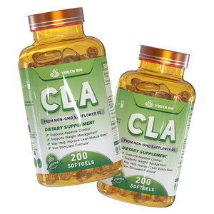 Gélules CLA non-OGM pour un mode de vie sain, fabrication propre, stock <span class=keywords><strong>en</strong></span> vrac, haute puissance 80% CLA, livraison rapide, approvisionnement mondial, 1000mg - Product Image 1
