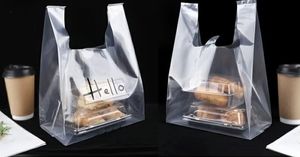 Bolsa plana de película suave espesada desechable para chaleco, pastel, té de la leche, duradera y conveniente - Product Image 5