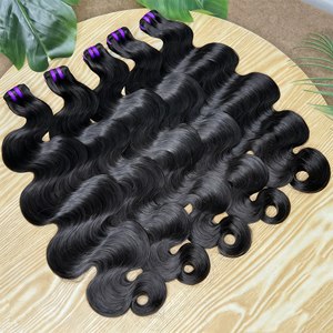 Double Drawn Raw Cambodian Body Wave <strong>Hair</strong> Bundles Unprocessed Vendor Wholesale Human <strong>Hair</strong> Raw Virgin Cuticle Aligned Human <strong>Hair</strong> - Product Image 1