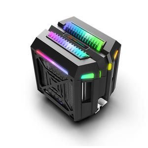 T400 डेस्कटॉप कंप्यूटर टॉवर cpu जादू रंग आर्गब चार तांबे की ट्यूब pwm तापमान नियंत्रण मौन शीतलन प्रशंसक - Product Image 2