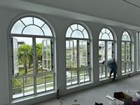 Ventana Francesa de Aleación de Aluminio Insonorizada con Certificación CE ISO9001 y Malla de Acero Inoxidable para Sala de Estar