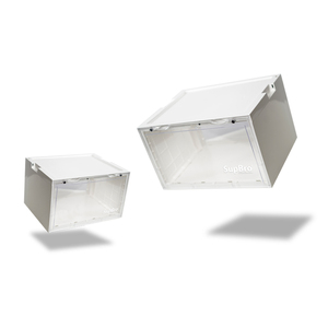 SupBro China Manufacturer Led Voice Control Shoe Box Transparent And Stackable