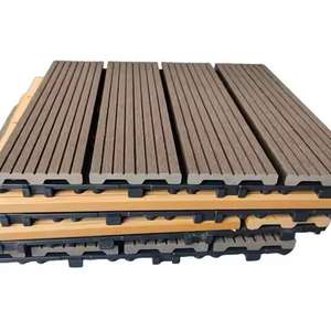 Baldosas de Madera Compuesta para Terraza, Resistentes a los Rayos UV, Fáciles de Instalar, de WPC, con Sistema de Enclavamiento - Product Image 4